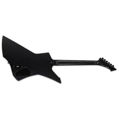 ESP LTD James Hetfield Signature Snakebyte Left-Handed Guitar w/ EMG JH Set Pickups & Hardshell Case - Black Satin image 4