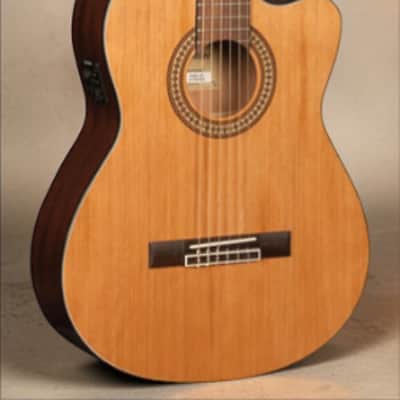 Jasmine JC27CE-NAT Nylon String Acoustic Electric Classical Guitar. Natural Finish image 3