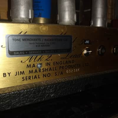 Marshall JMP 50 Watt Small Box 1978 Friedman Modded image 6