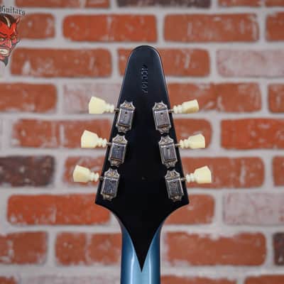 Gibson Custom Shop Made to Measure 1967 Flying V Demo Shop Bahama Blue VOS 2025 w/OHSC image 10