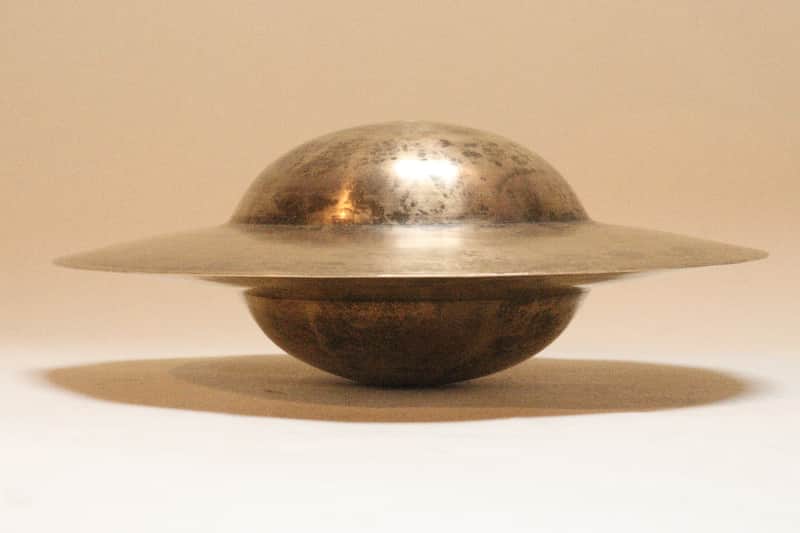 Low Boy Deep Cup 10" Hi Hat Cymbals, Large 5" Bells, Medium Light Weight, Traps Era - 1920s /  INSPECTED &TESTED image 1