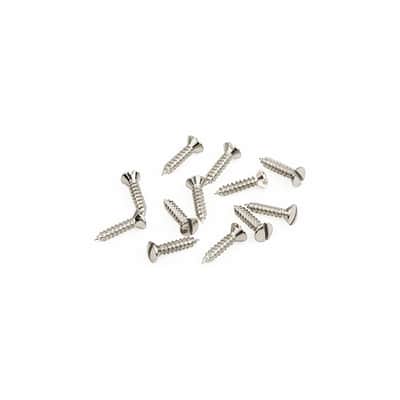 Fender Vintage '52 Tele Slotted Scratchplate/Control Plate Screws Pack of 12 (Nickel)