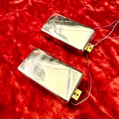 PAIR -Gibson L-6S Bill Lawrence super humbucker pickups  1978 - Chrome original vintage USA L6