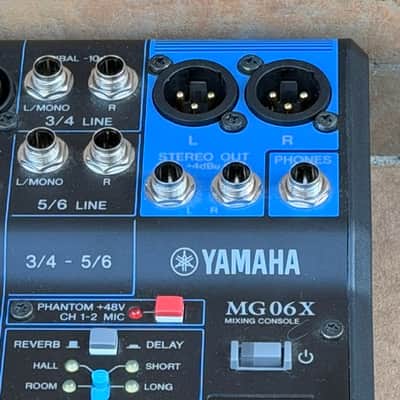 Yamaha MG06X 6 Channel Stereo Mixer with Effects image 3
