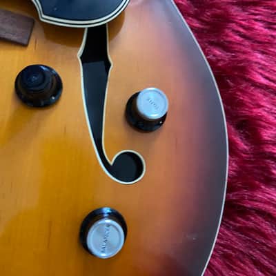 c.1967-1972 Yamaha SA-30T MIJ Vintage Hollow Body Guitar “Sunburst” image 10