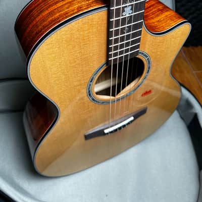 Kepma F2 Solid Top Acoustic Guitar with gig bag image 22