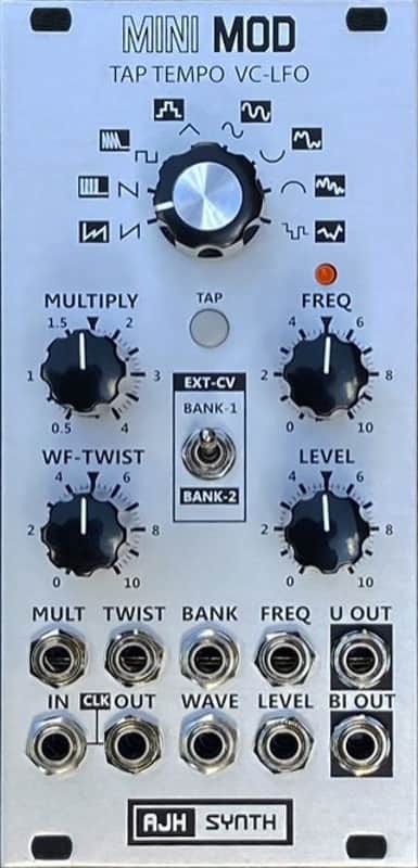 AJH SYNTH TAP TEMPO VC LFO SILVER : BRAND NEW :  [DETROIT MODULAR] image 1