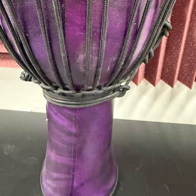Toca Percussion SFDJ-7WP Synergy Freestyle Rope-Tuned Djembe - 7" 2020s - Woodstock Purple image 3