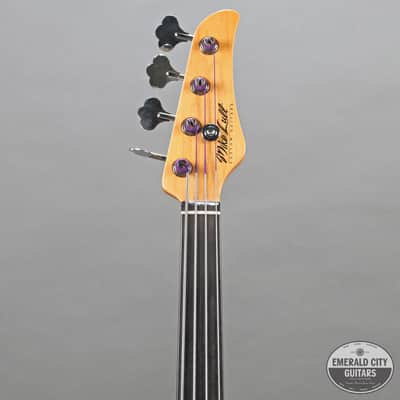 2011 Mike Lull Custom M4 Fretless image 4