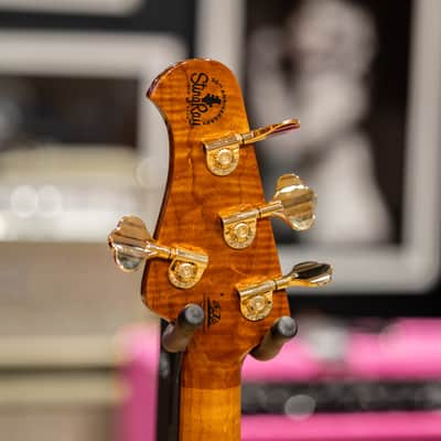 Ernie Ball Music Man 50th Anniversary StingRay 4 Special - Molten Gold image 8