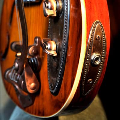 Postal Handmade DeltDelta Zephyr-Copper Reduced 2014 Sunburst - Aged Copper Hardware image 6