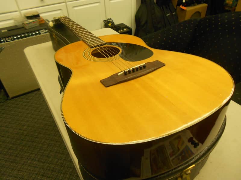 Yamaha FG-75-1 Folk Guitar Natural image 3