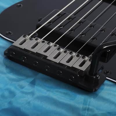Schecter Traditional Pro Transparent Blue Burst image 9