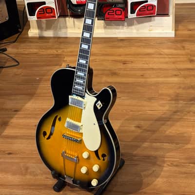 Silvertone 1446 Sunburst Guitar / Free Gig Bag image 1