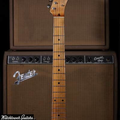 2022 Danocaster Single Cut Thinline Aged Natural image 5