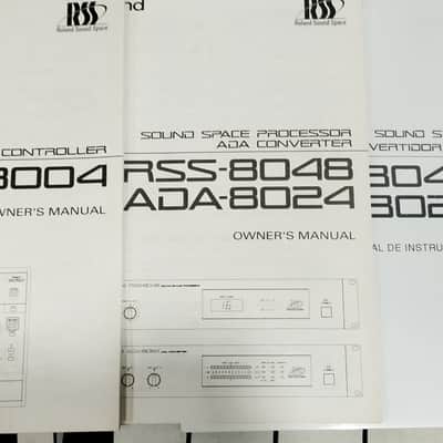ROLAND Sound Space Processor RSS-8048, 2x ADA-8024, SSC-8004 remote Controller image 14