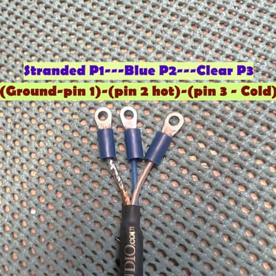 REVIVE AUDIO: BARRIER STRIP TO XLR, MOGAMI Cable "PIGTAILS" (MALE+FEMALE) image 3
