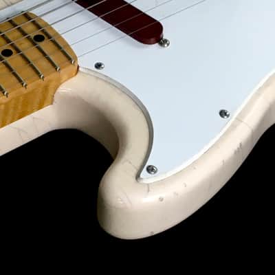 LEFTY! Boutique Custom Vintage Relic MM59 Musicmaster Shell Pink Nitro Pine 3/4 Size 22.5” Short Scale Clone Guitar 5.4 Lb HSC image 8