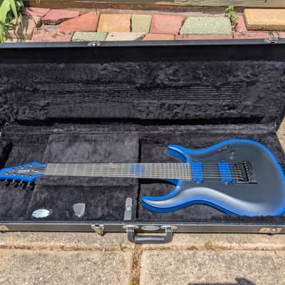 Kiesel 2021 Andy James AJ7E Royal Blue 7-String Electric Guitar image 7