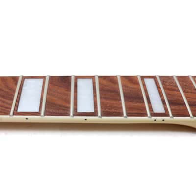 Electric Guitar Neck – Maple / Rosewood (24" Scale, 24 Frets) image 3