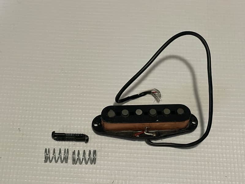 2000's Seymour Duncan Designed SC101 Black Neck Single Coil Guitar Pickup 6.83k (Missing cover) image 1