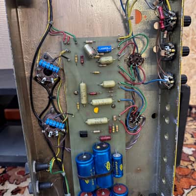 Vintage 1970s Carlsbro 50 Top *Drake Transformers* Guitar Valve Amplifier Head image 20