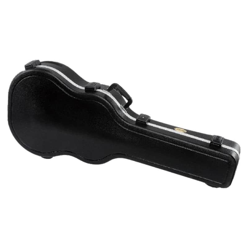 Ibanez MGB100C ABS 1150mm Hollow Body Hardshell Case with TSA-Approved Lock for AG Guitars (Black and Red) image 1