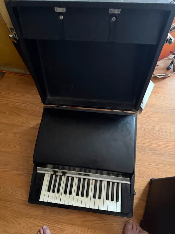 Fender Rhodes Piano Bass 32-Key Electric Piano 1965 - 1969 - Silver Sparkle Top image 1