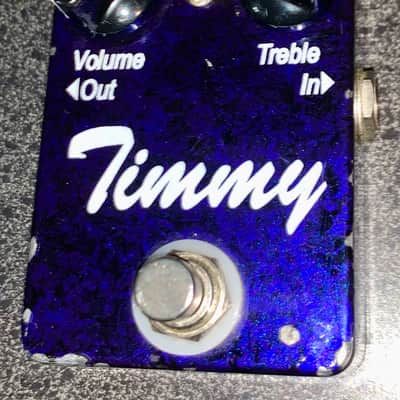 Paul Cochrane Timmy Overdrive Purple Black Swirl guitar effects pedal made in the USA image 1