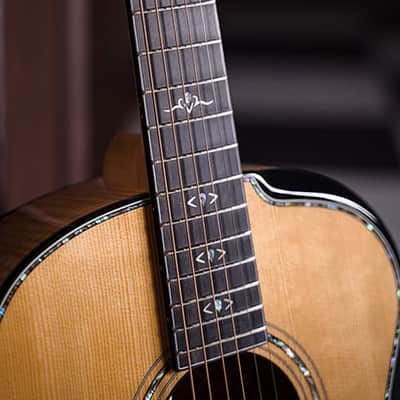 Cort Gold Passion Modern Concert Acoustic-Electric Guitar w/ Hard Case, Natural Glossy image 4