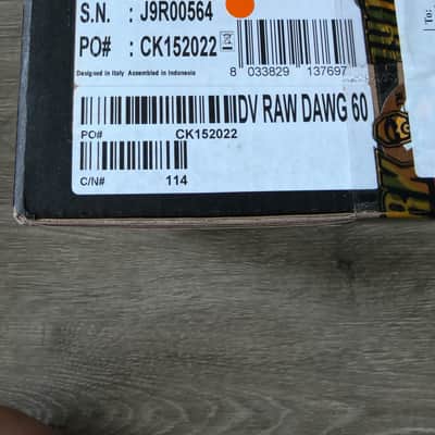 DV Mark Raw Dawg 60 EG 2020s - Black image 2