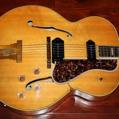 1951 Gibson Super 400 N-E  Rare early electric model with P-90's image 3