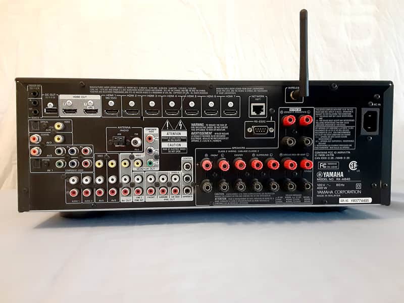 Yamaha RX-A840 4K pro AV receiver wifi 110wpc excellent remote
