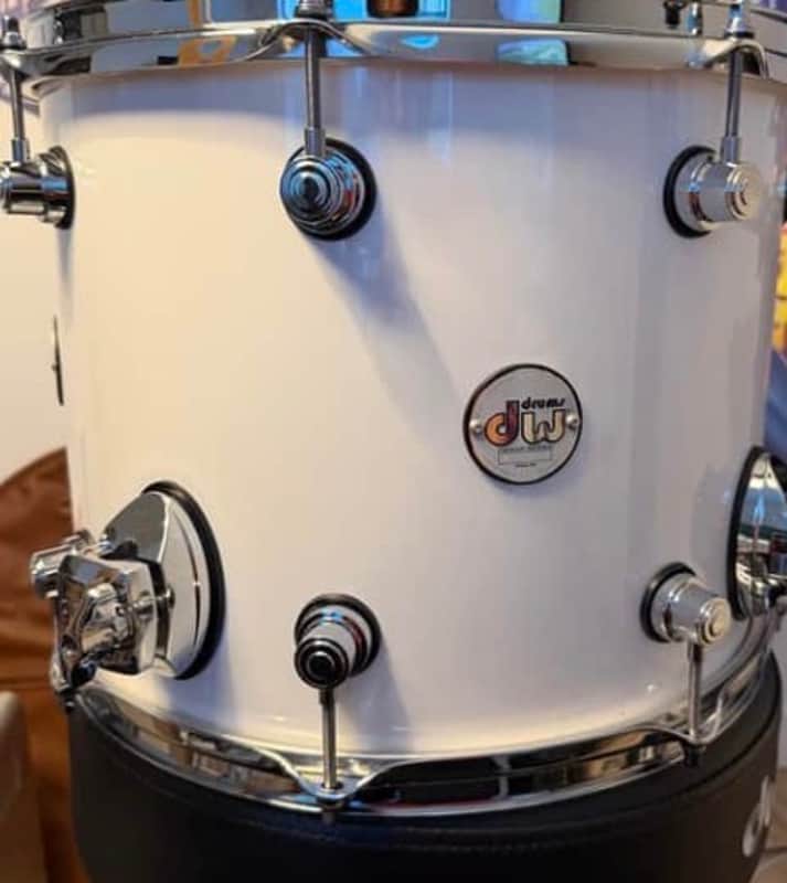 DW Design Series 12x14" Floor Tom 2014 - Present - Gloss White