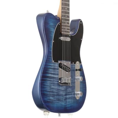 Fender Deluxe Edition American Ultra Telecaster Flame Maple Top Denim Burst Finish Striped EB FB [US21014908] (06/25) image 8