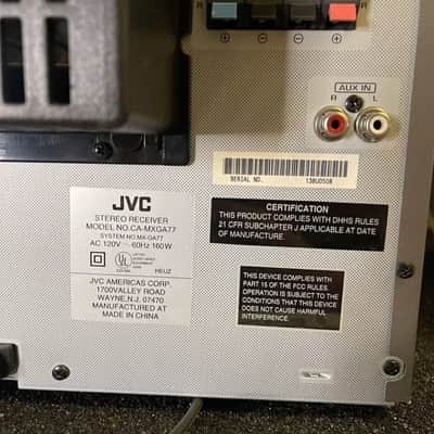JVC MX-GA77 360W 3 CD Changer Dual Cassette Player AM/FM Stereo System CA-MXGA77 image 15