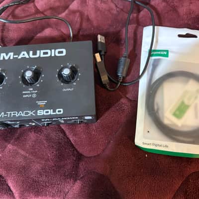 M-Audio M-Track Solo USB Audio Interface 2020 - Present - Black image 2