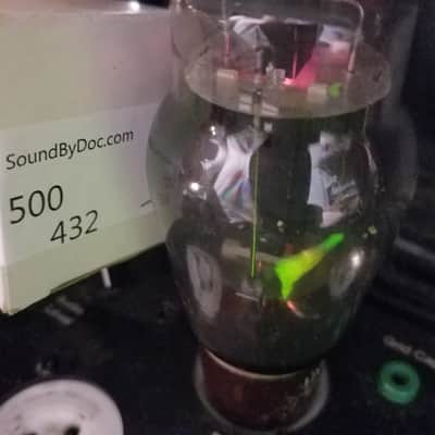 CBS Tight Matched Pair (2) 807 tNOS AT1000 TESTED Vacuum Tubes greyglass 25-Watt DD dual D bottom getters VT-100-A Beam Power 1937-1966 image 5