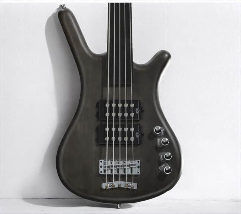 Warwick RockBass Corvette $$ | 5-String | Nirvana Black Transparent Satin | Fretless image 1