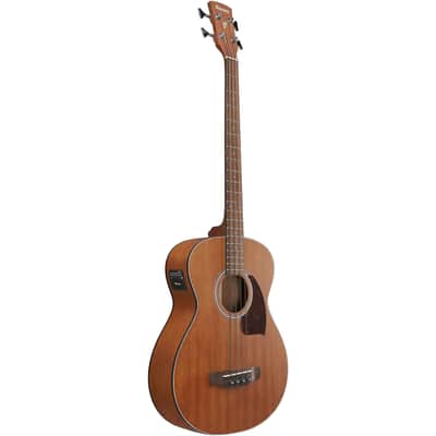 Ibanez PCB54E Grand Concert Acoustic-Electric Bass Guitar Open Pore Natural image 6