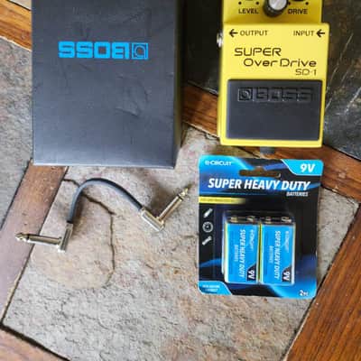 Boss SD-1 Super Overdrive distortion pedal w/connector image 1