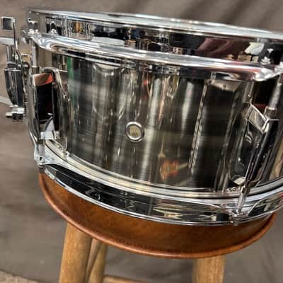 Pearl Steel Snare Drum 5.5" x 13" Brushed Finish image 4