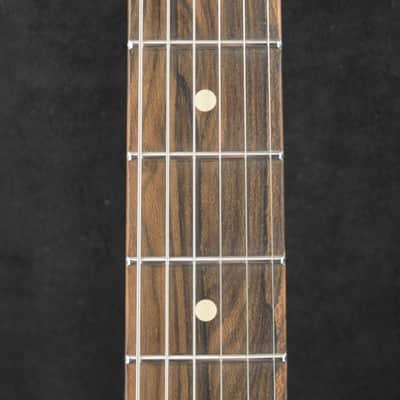 Tom Anderson Drop Top Satin Super Natural Black Burst with Binding image 4