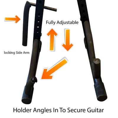 The world’s Only Fully Adjustable Sexy “Electric Only” Guitar Fully Adjustable Floor Stand. image 2