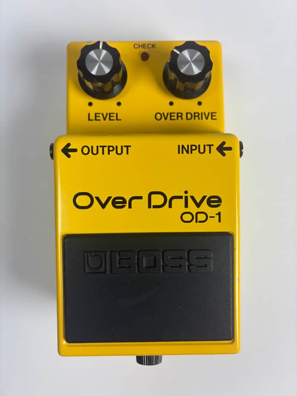 Boss OD-1 Over Drive (Black Label) - Made In Japan image 1
