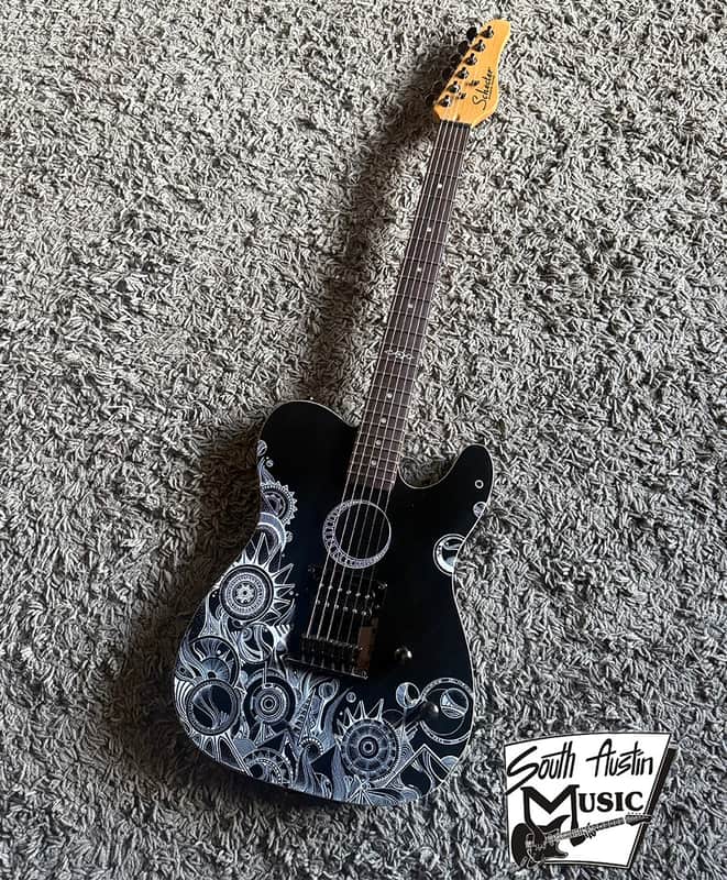Schecter Custom Hand-Painted PT Diamond Series image 1