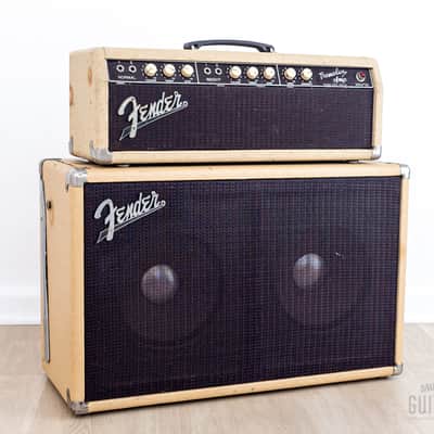 1962 Fender Tremolux Brown Panel Pre-CBS Blonde Piggyback Tube Amp 2x10 w/ Altec 425-8A image 1