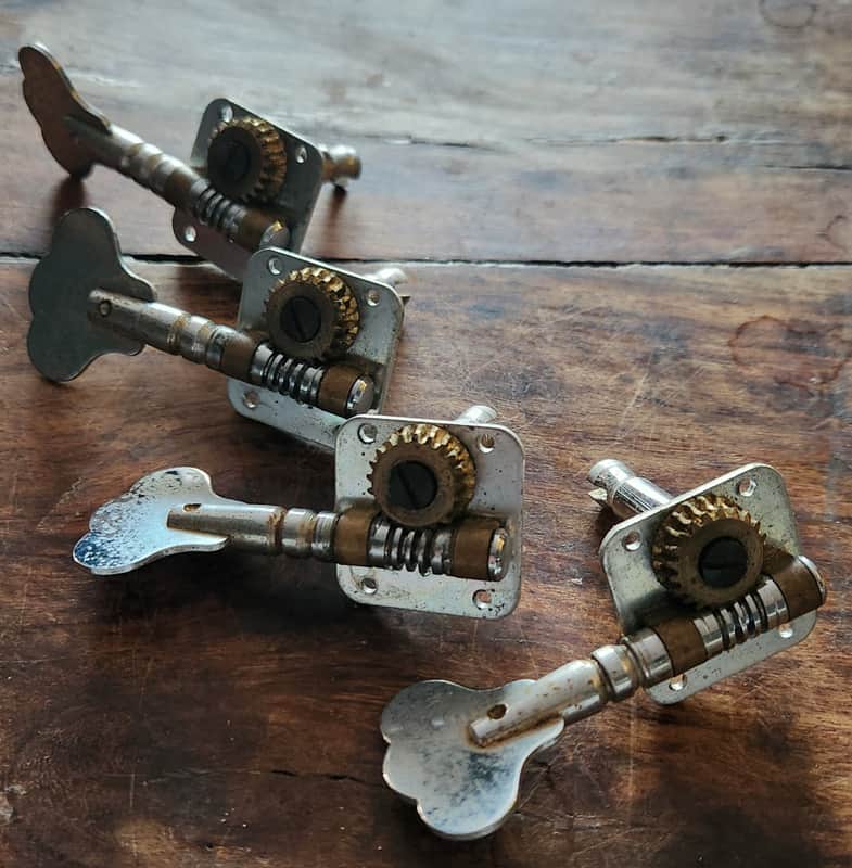 Hagstrom HIB / HIIB Bass Machine Heads/Tuners 1960s Sweden image 1