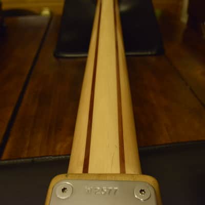 RARE 1985 Vintage Wal Mk1 MkI Custom UK British Bass Natural Canadian Maple Burl, Brazilian Mahogany image 17