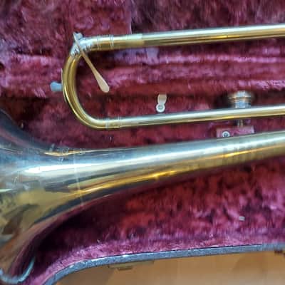 Vintage Pan American Trombone, USA, with case/mouthpiece, Good condition image 5